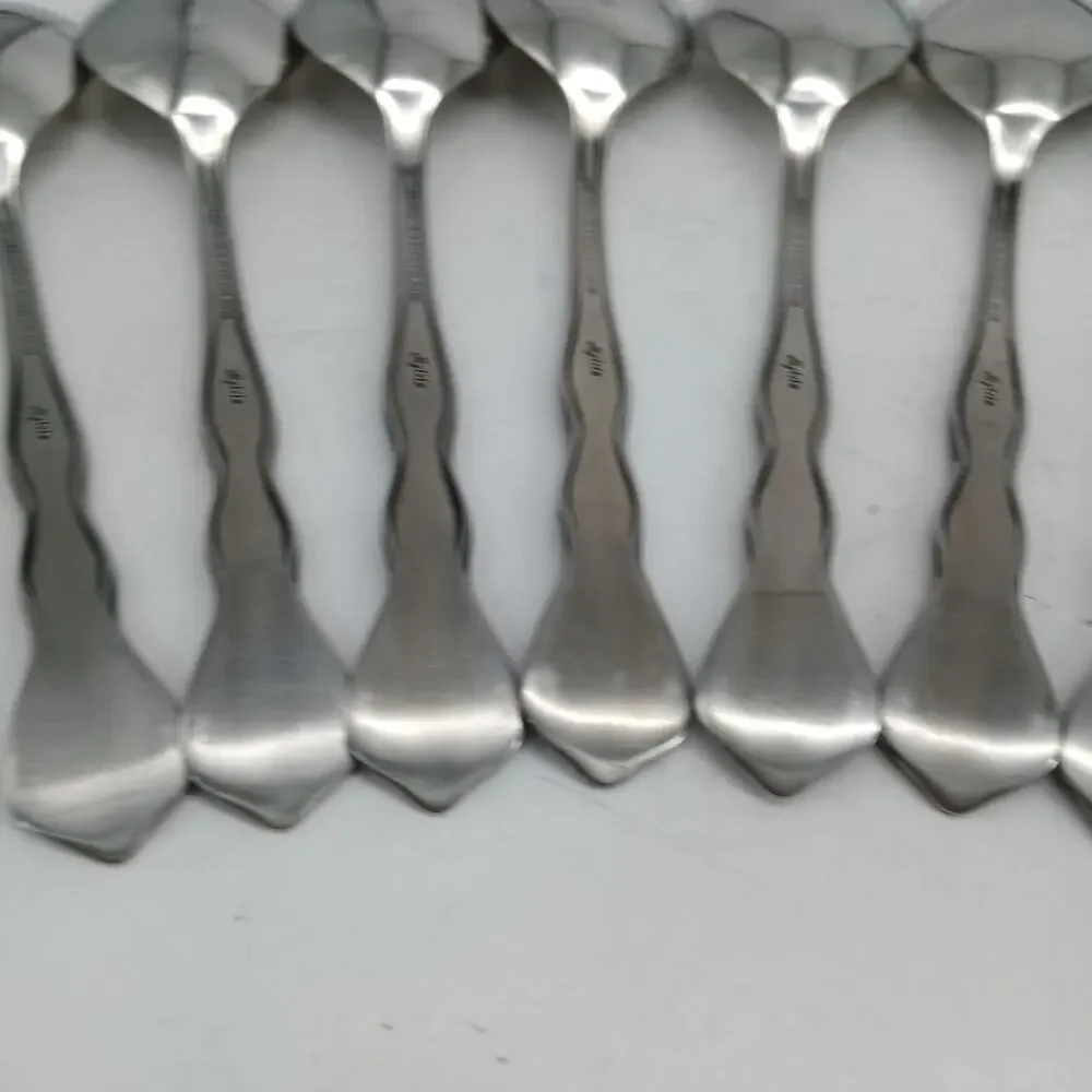 8X Tbsp Vtg Noritake 18-8 Stainless Japan Sylvia Flatware Table Spoons